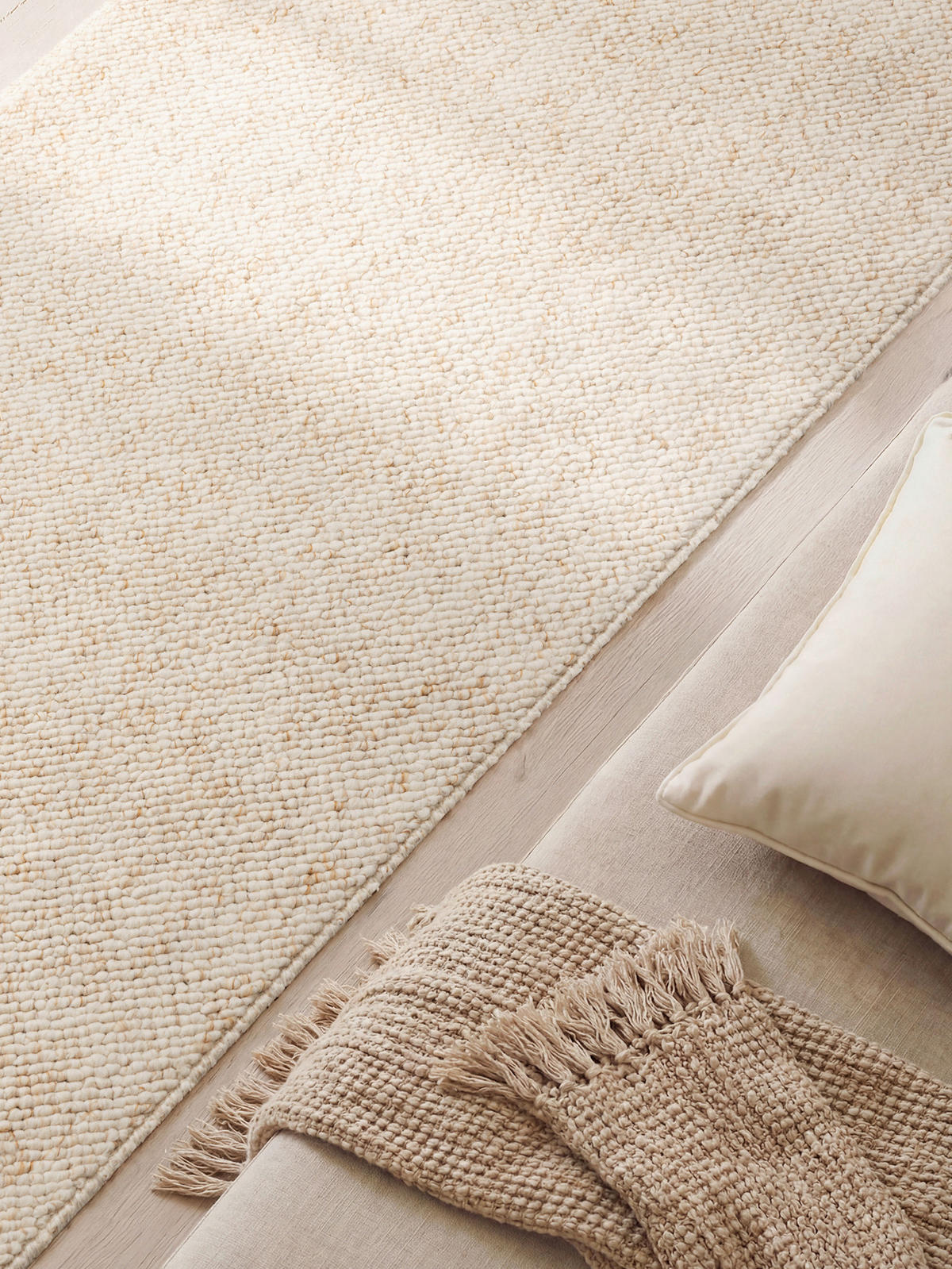 LÄUFER 80/240 cm Rocco Creme, Champagner  - Champagner/Creme, Basics, Kunststoff (80/240cm) - Elle Decoration