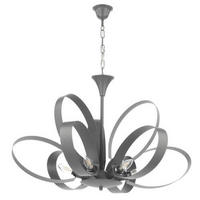 LUSTR, 75/115 cm  - šedá, Design, kov (75/115cm)