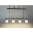 LED-PENDELLAMPA - vit, Design, metall/glas (70/160cm) - Novel