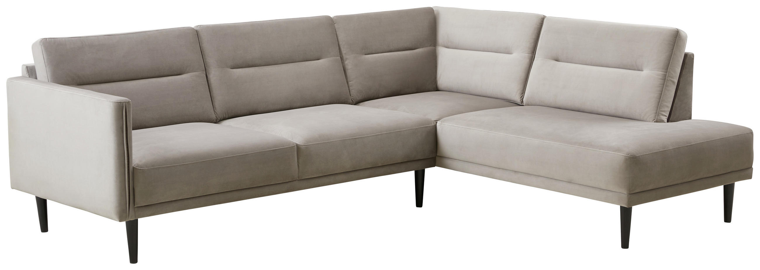 SOFFA i trä, textil beige - beige/svart, Design, trä/textil (241/78/186cm) - Pure Home Comfort