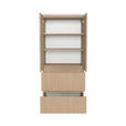 MIDISCHRANK 60/131/35 cm  - Sandfarben/Eichefarben, KONVENTIONELL, Holzwerkstoff/Kunststoff (60/131/35cm) - Xora