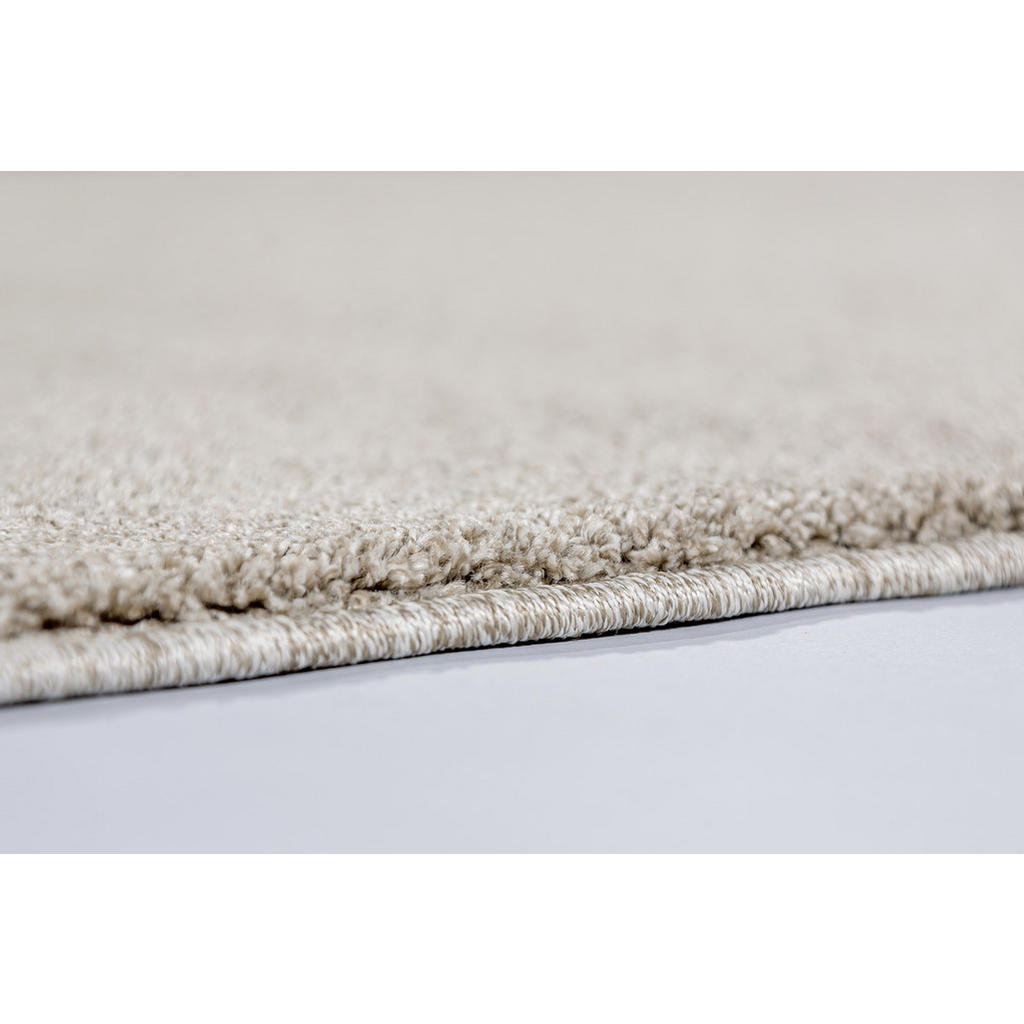 Thumbnail - Schöner Wohnen Hochflorteppich Pure, Beige, Textil, Uni, rechteckig, 80x150 cm, Bsci, Oeko-Tex® Standard 100, für Fußbod...