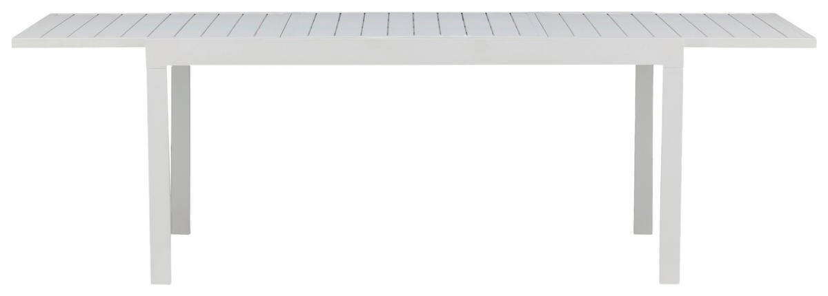 GARTENTISCH Metall Weiß rechteckig  - Weiß, KONVENTIONELL, Metall (160/100/75cm) - Gardenson