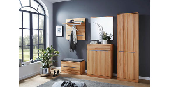SCHUHSCHRANK Kernbuche massiv Buchefarben - Buchefarben/Grau, KONVENTIONELL, Holz/Holzwerkstoff (80/107/38cm) - Valnatura