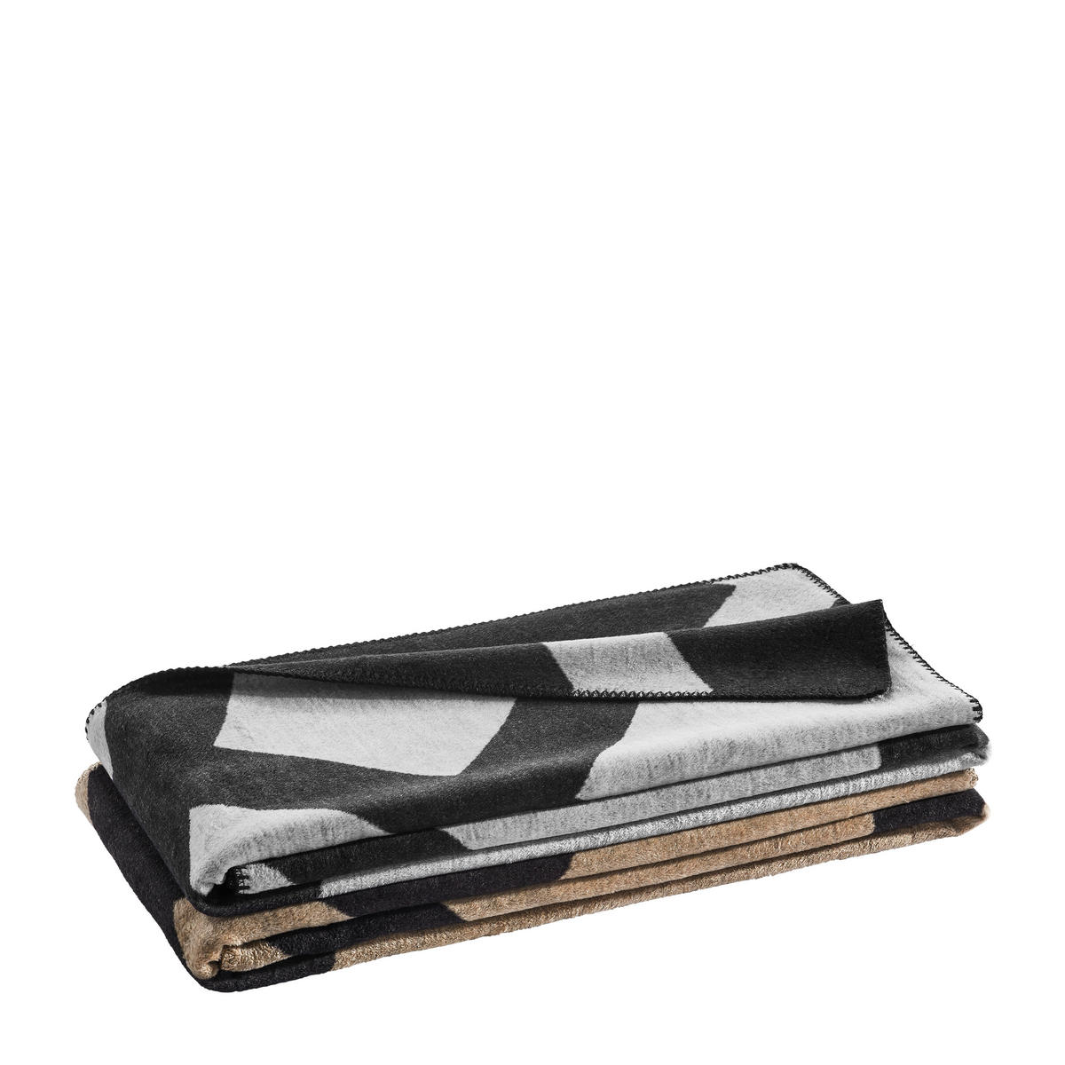PĂTURĂ PENTRU CANAPEA 145/200 cm  - cafeniu/negru, Design, textil (145/200cm) - Dieter Knoll