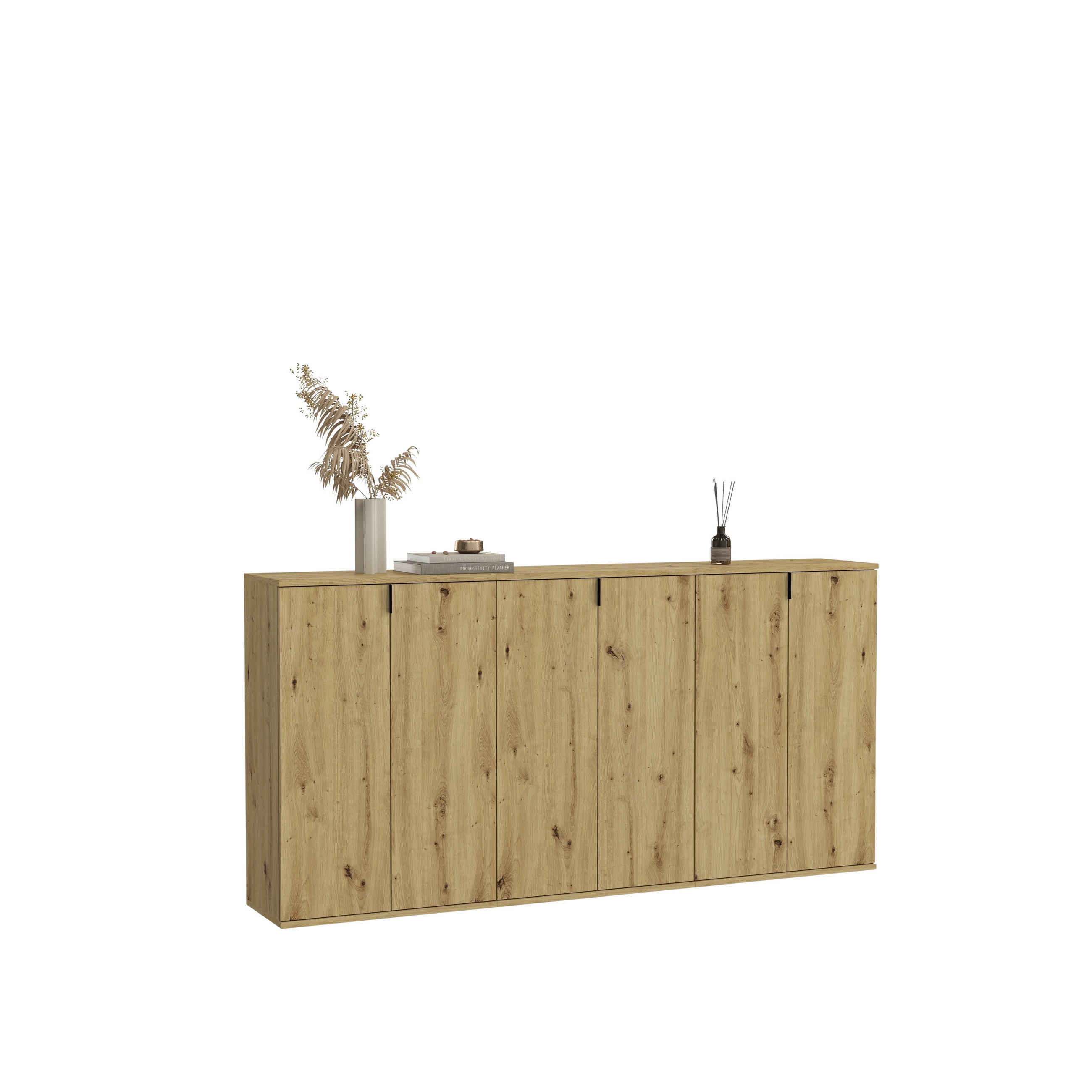 MID.YOU SKRINKA NA TOPÁNKY, dub artisan, 183/99/34 cm