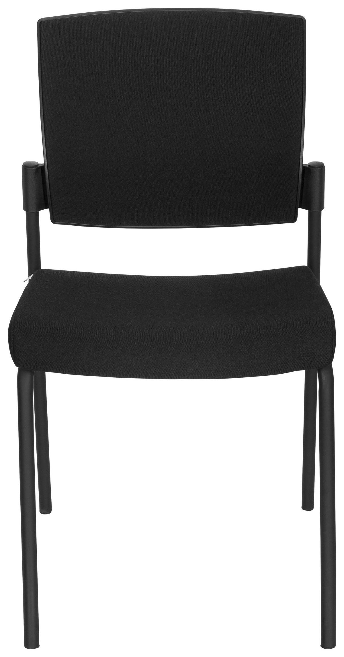 BESÖKSSTOL  i flatväv svart  - svart, Modern, metall/textil (48/90/58cm) - MID.YOU