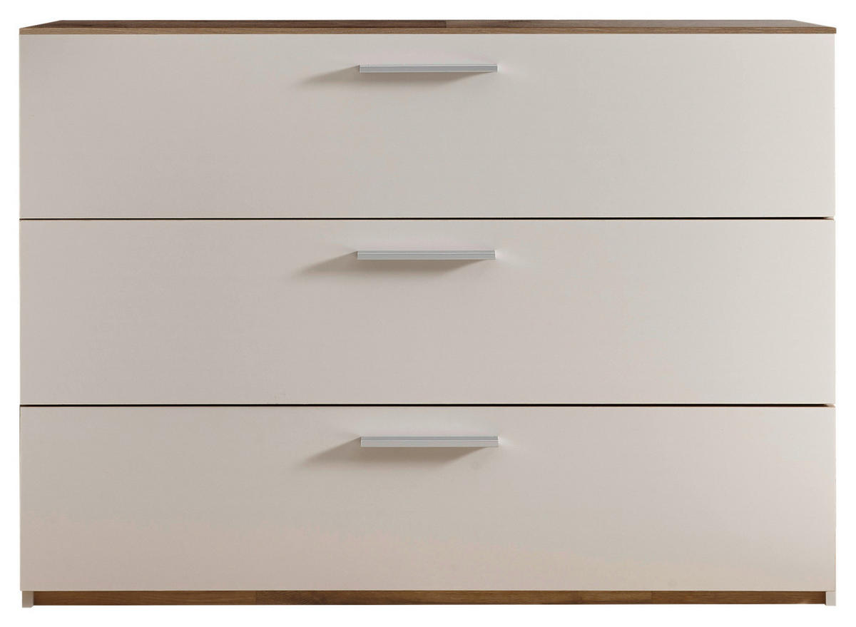 KOMMODE  in 120/86,6/38 cm  - Champagner/Eichefarben, MODERN, Holzwerkstoff/Kunststoff (120/86,6/38cm) - MID.YOU