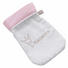WASCHHANDSCHUH Rosa, Weiß - Rosa/Weiß, Basics, Textil (15/2/22cm) - BEBE'S COLLECTION
