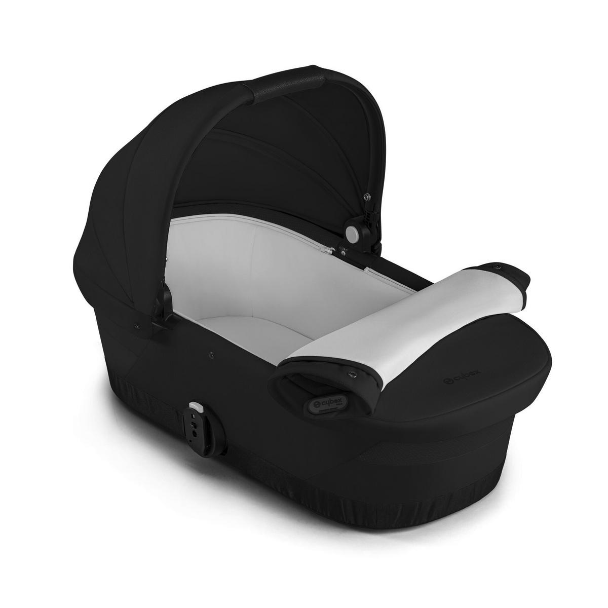 LIEGEWANNE GAZELLE S  - Schwarz, Basics, Kunststoff/Textil (86/44/27-56cm) - cybex GOLD