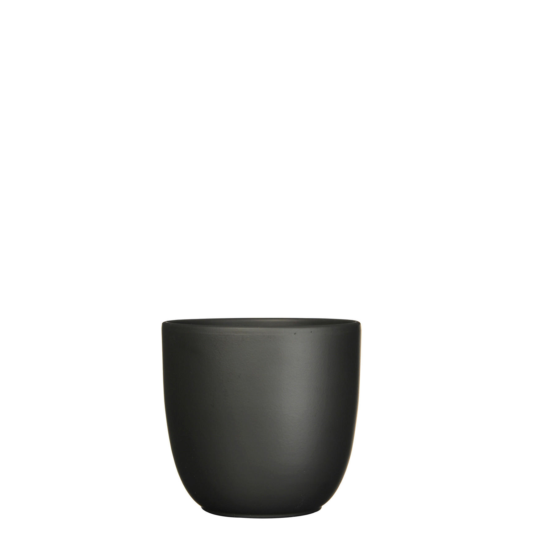 TEGLA ZA BILJKE  keramika  - crna, Basics, keramika (17/16cm)