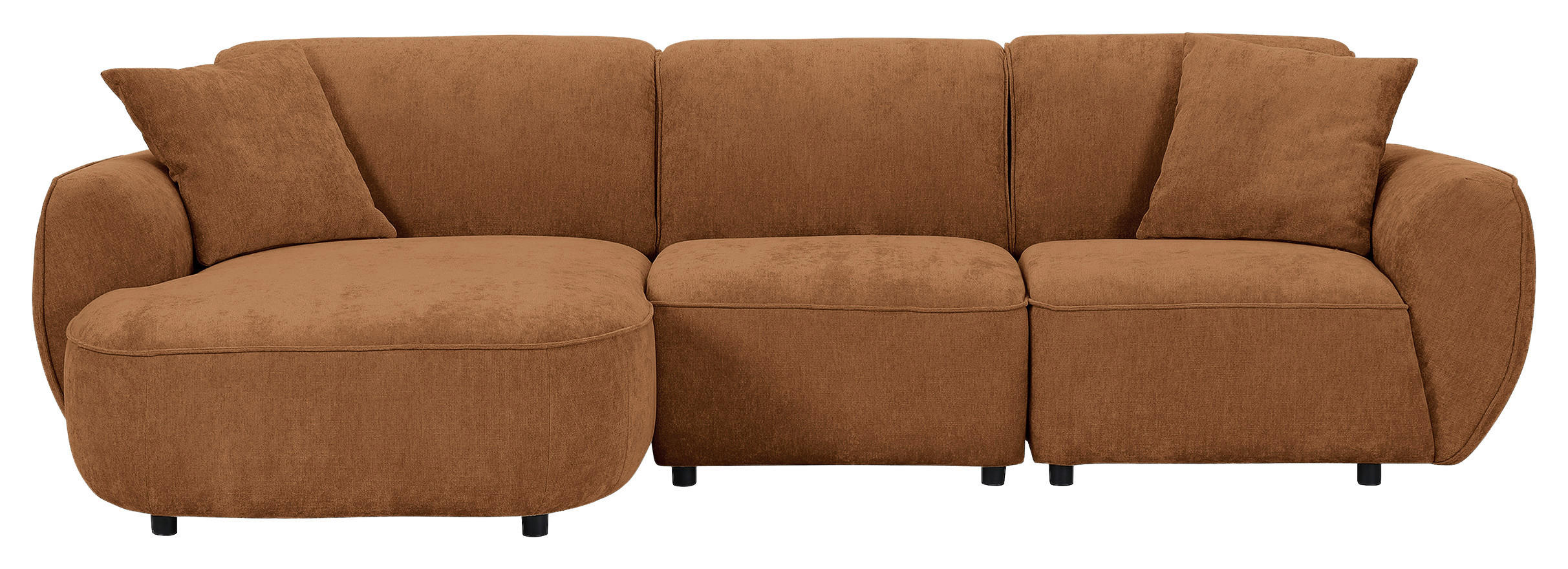 Milino Ecksofa Braun 285x155 cm