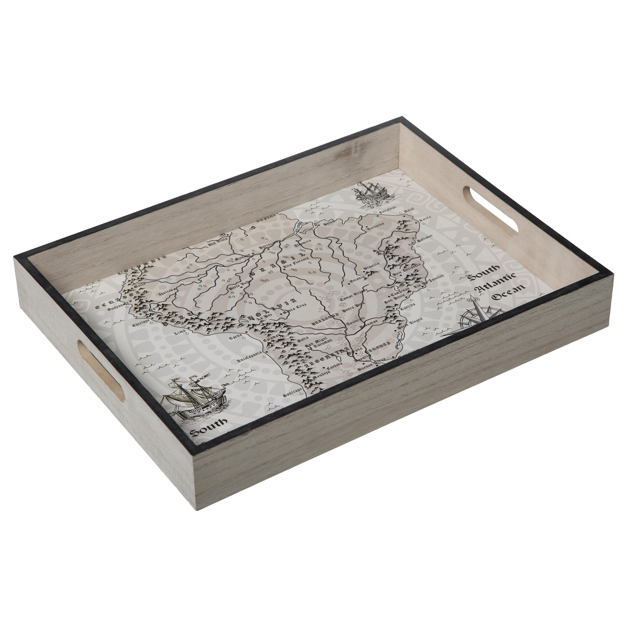 SERVIRNI PLADENJ         40/5,5/30 cm     - naravne barve, Basics, leseni material (40/5,5/30cm)