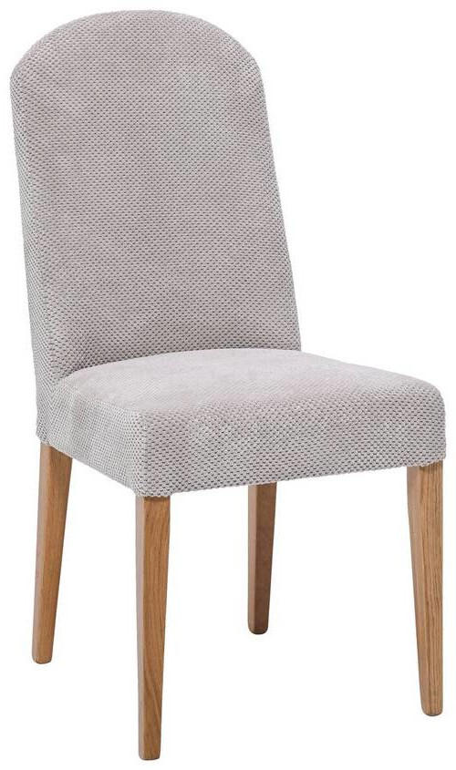 STUHL Mikrofaser Eichefarben, Weiß Eiche massiv  - Eichefarben/Weiß, LIFESTYLE, Holz/Textil (48/99,5/63cm) - Boxxx