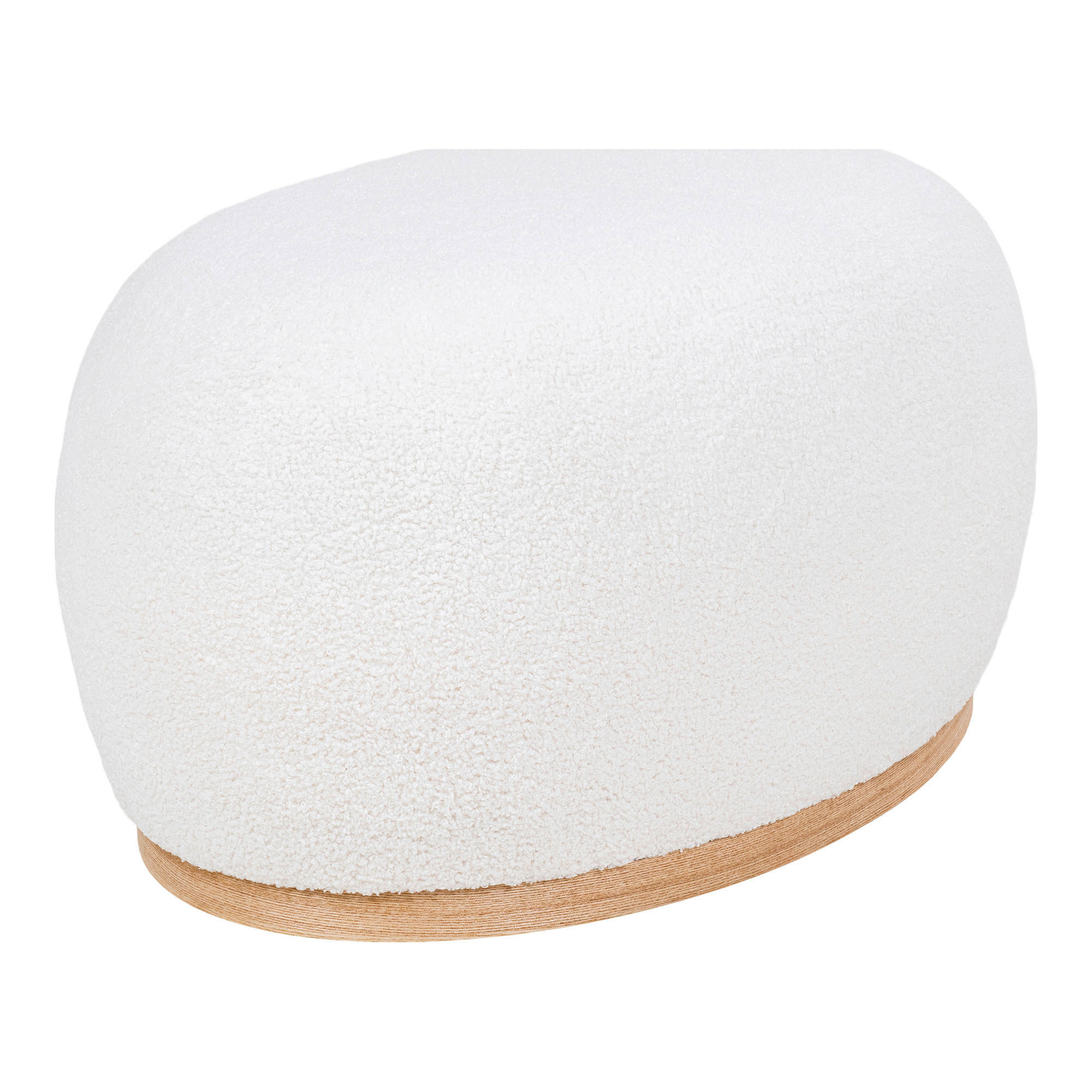 POUF - Weiß, Basics, Textil (54,5/36/88,5cm)