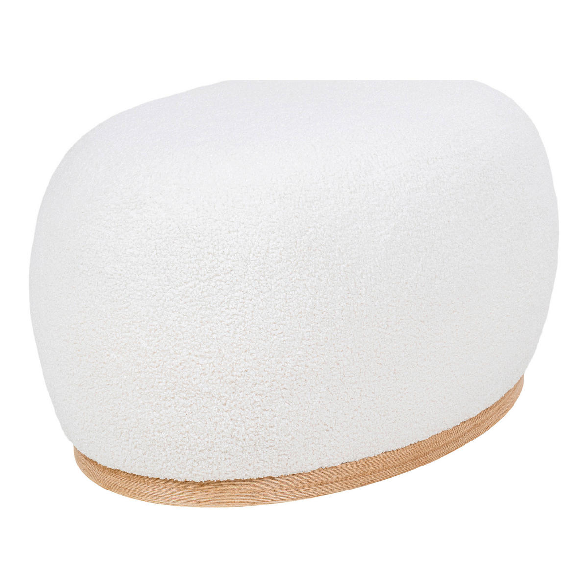 POUF - Weiß, Basics, Textil (54,5/36/88,5cm)