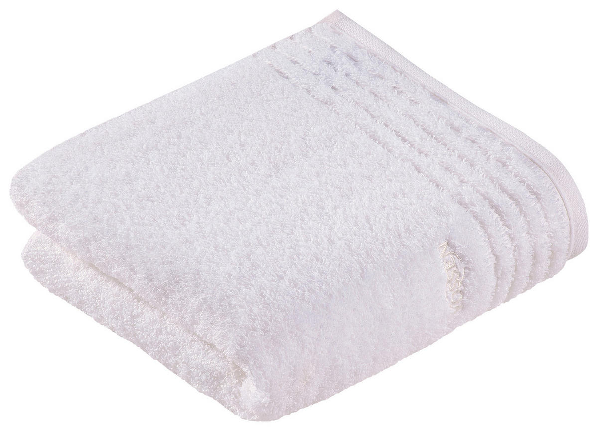 HANDTUCH 110/60 cm Vienna Style Supersoft NOS Vossen Wäsche Weiß  - Weiß, Basics, Textil (110/60cm) - Vossen