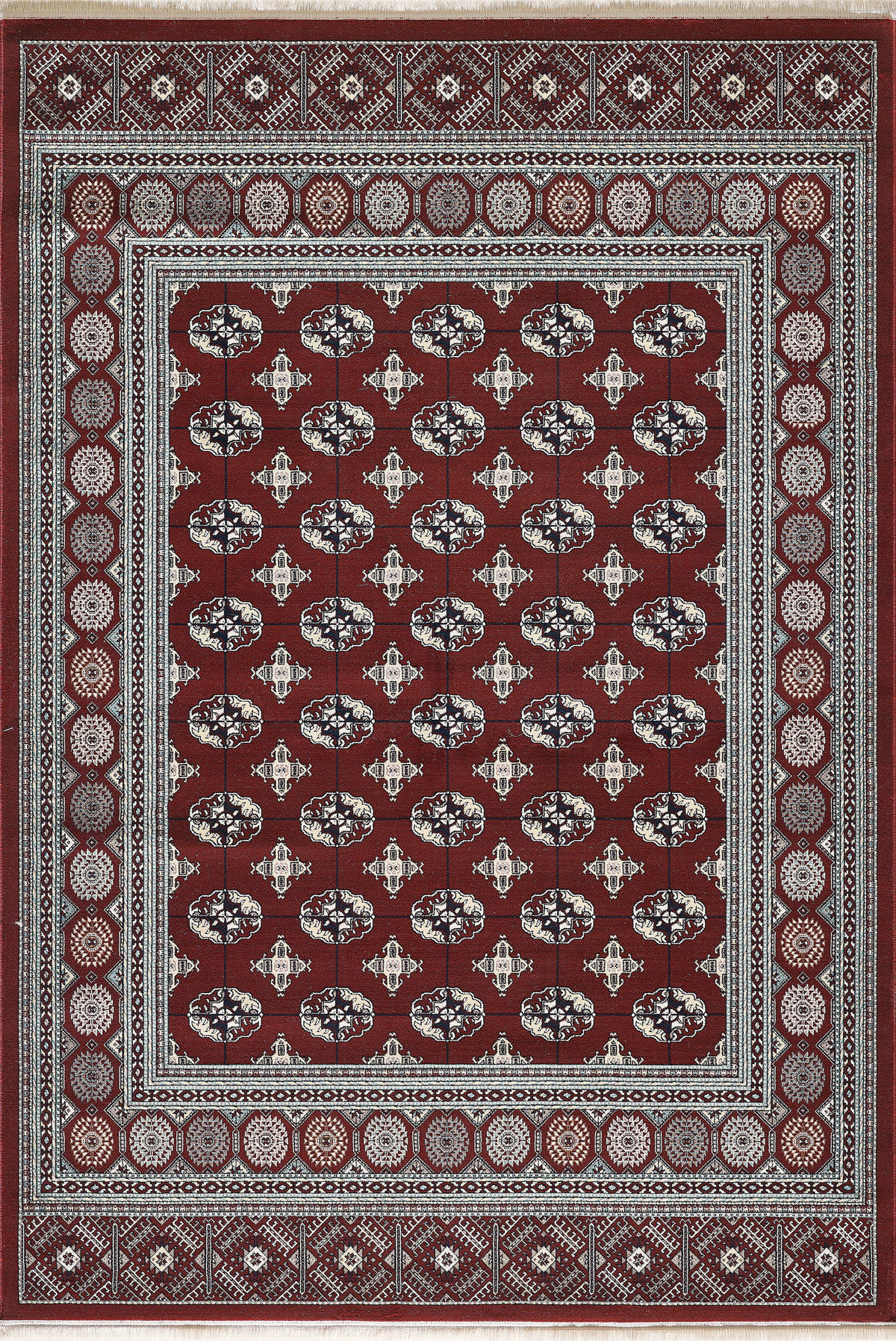 VINTAGE-TEPPICH 120/170 cm Semerkand Dunkelrot  - Dunkelrot, LIFESTYLE, Textil (120/170cm) - Novel