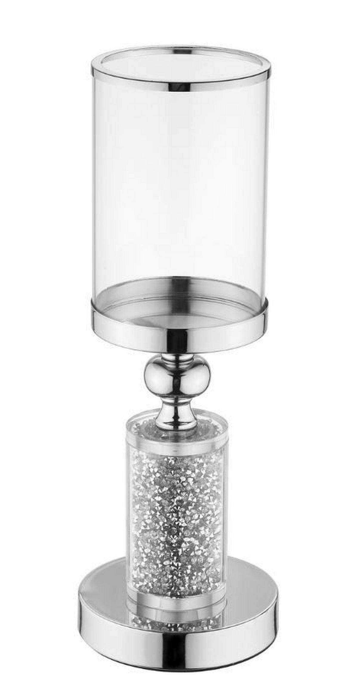 WINDLICHT - Silberfarben, Basics, Metall (10/10/35cm)