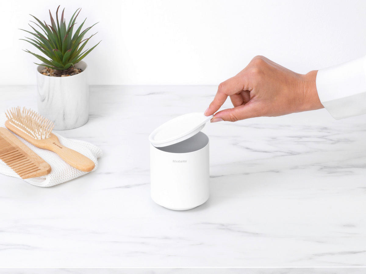 KUPAONSKA ČAŠA  bijela  metal  MINDSET  - bijela, Basics, metal (8.1/9.5/8.1cm) - Brabantia