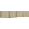 AUFSATZSCHRANK 181/39/54 cm   - Silberfarben/Sonoma Eiche, Konventionell, Holzwerkstoff/Kunststoff (181/39/54cm) - Boxxx
