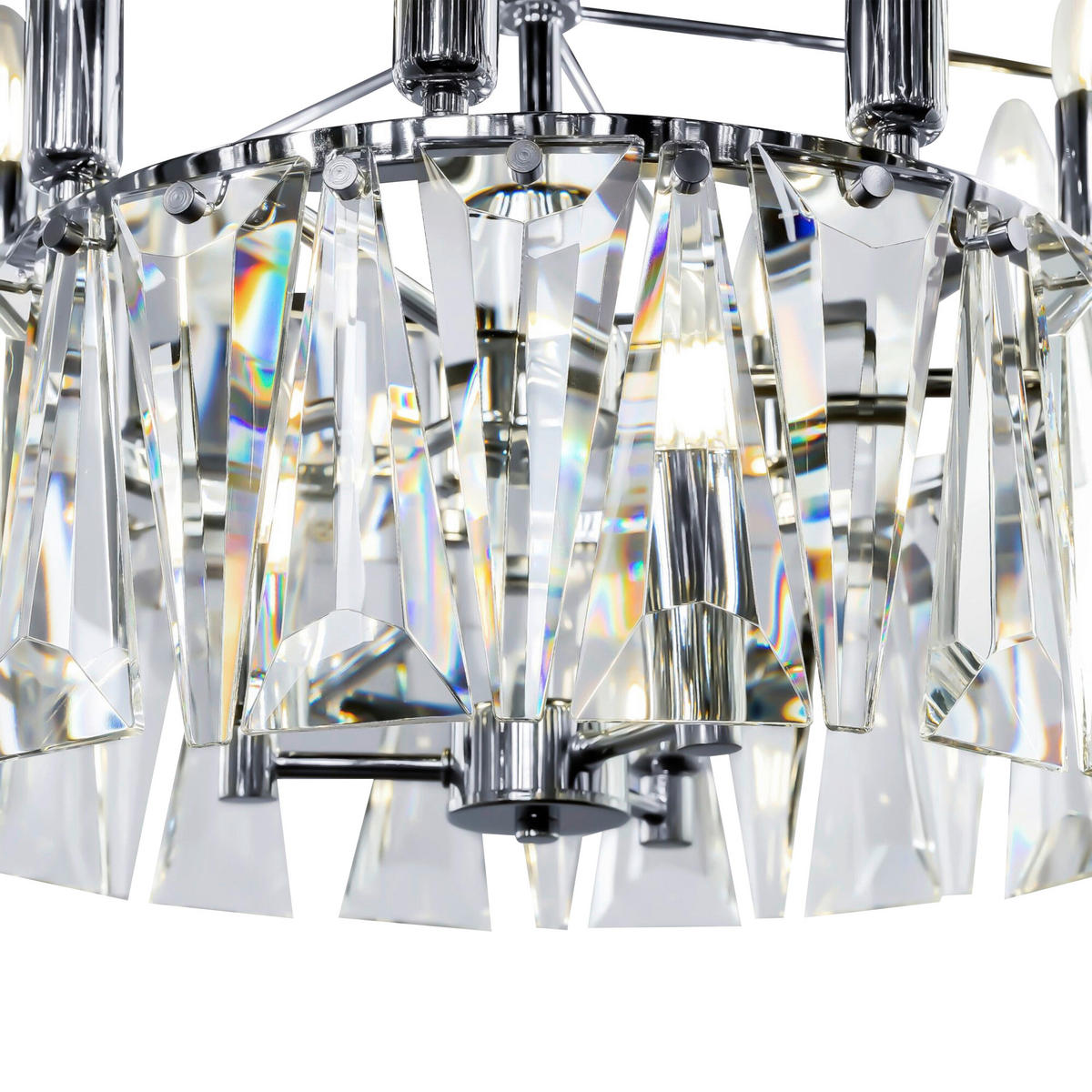 PENDELLEUCHTE  68/37/68 cm   - Chromfarben, Basics, Glas/Metall (68/37/68cm) - MAYTONI