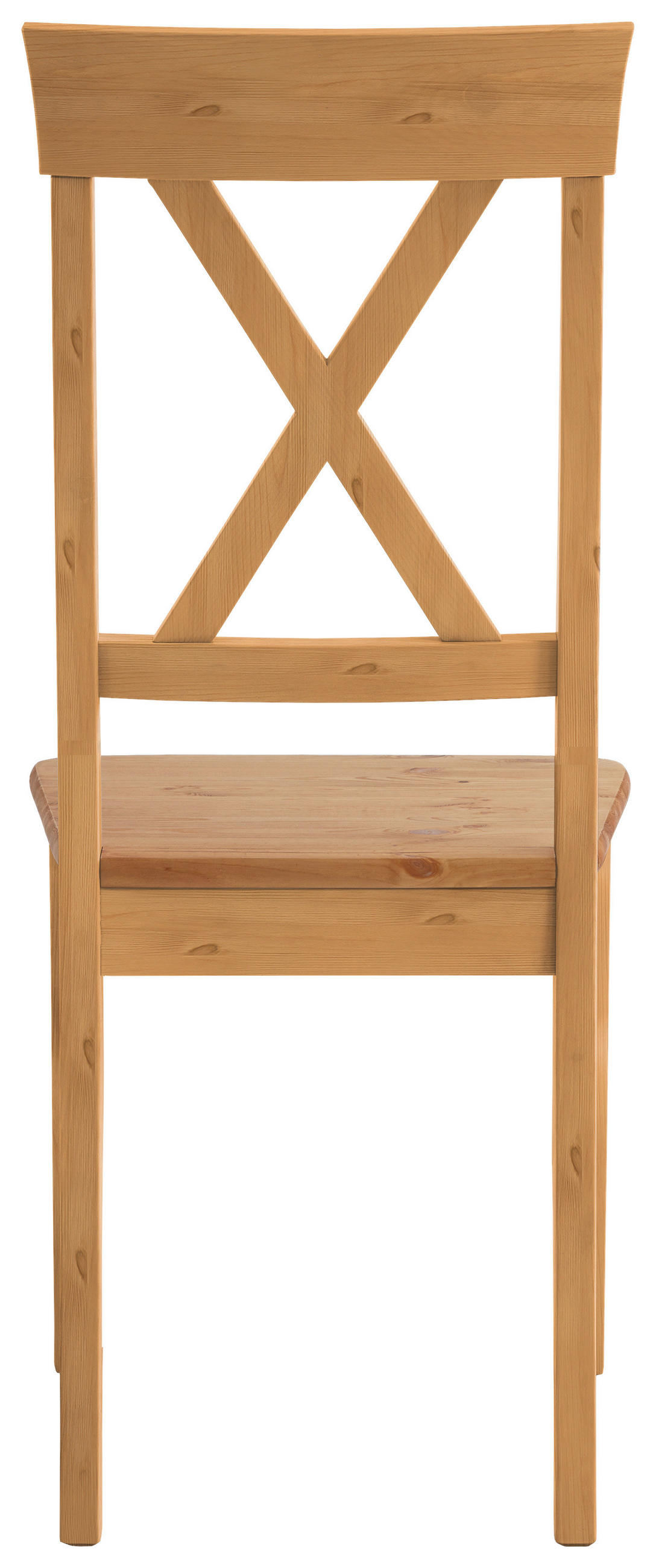 STUHL Laugenfarbig Kiefer massiv  - Laugenfarbig, ROMANTIK / LANDHAUS, Holz (45/94/43cm) - Boxxx