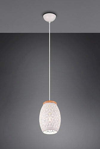 HÄNGELEUCHTE 15/150 cm    - Weiss, Konventionell, Metall (15/150cm)