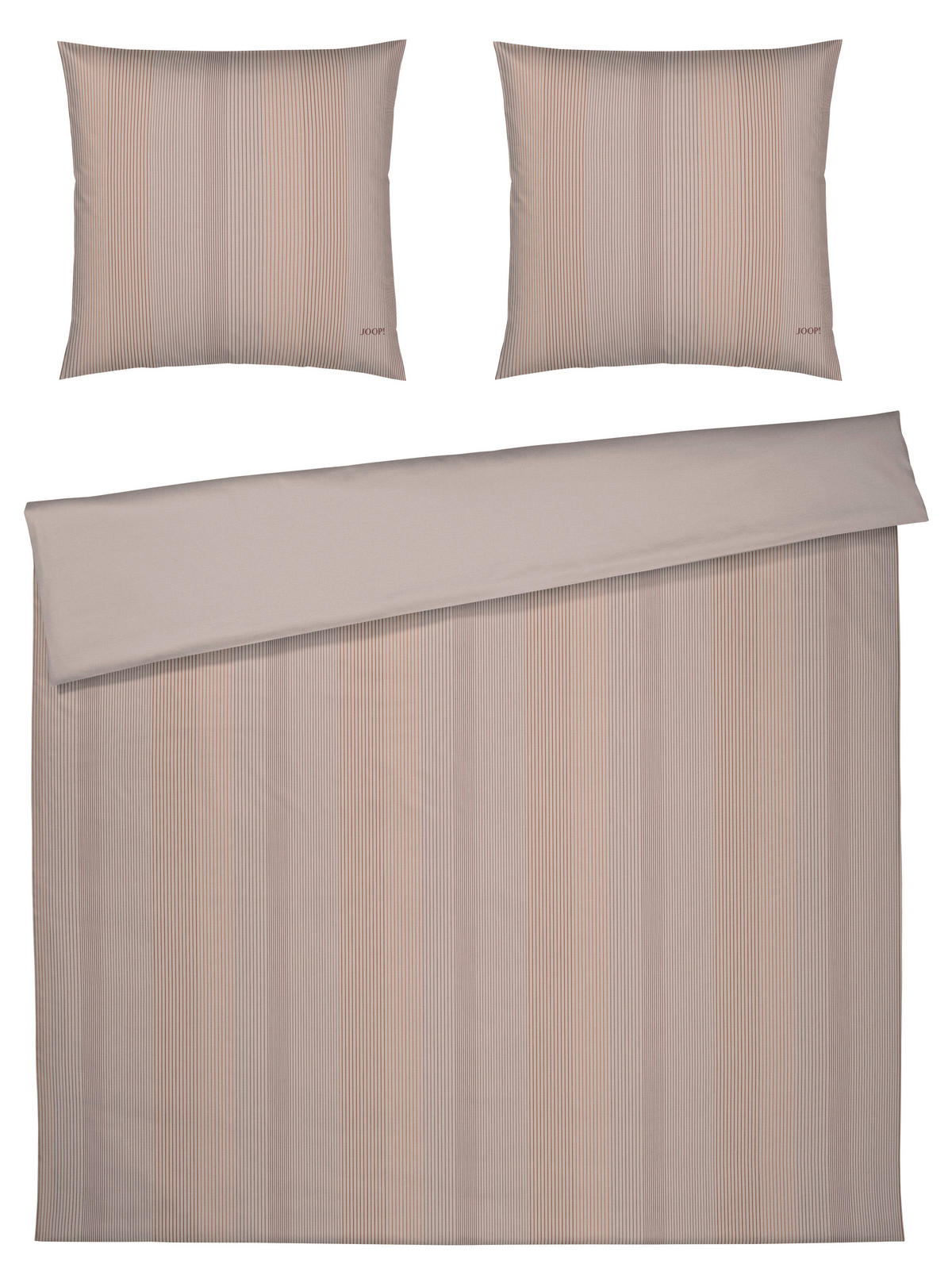 BETTWÄSCHE GROOVE Makosatin 240/220 cm  - Kupferfarben, Basics, Naturmaterialien/Textil (240/220cm) - Joop!