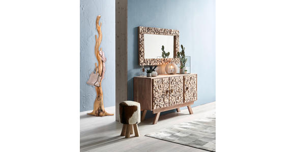 KLEIDERSTÄNDER in Hellbraun 40/200/40 cm   - Hellbraun, LIFESTYLE, Holz (40/200/40cm) - Landscape