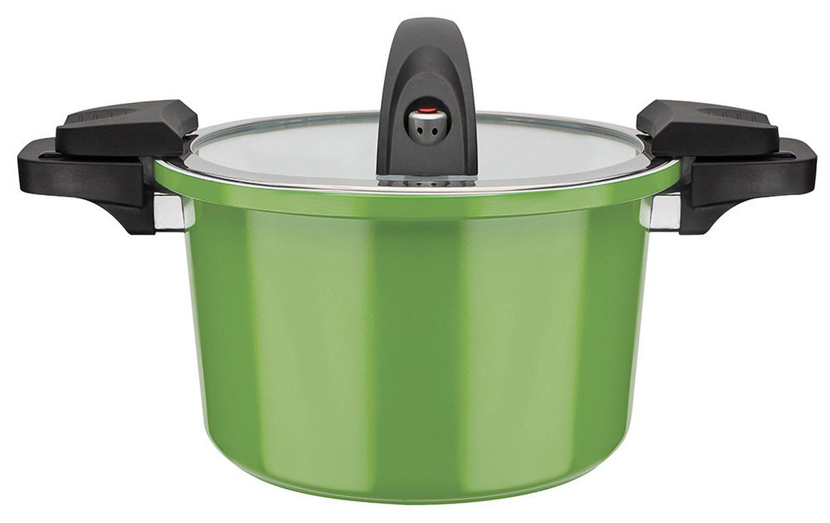 KOCHTOPF Energiespartopf 6 L  - Hellgrün, Basics, Metall (24cm) - GSW