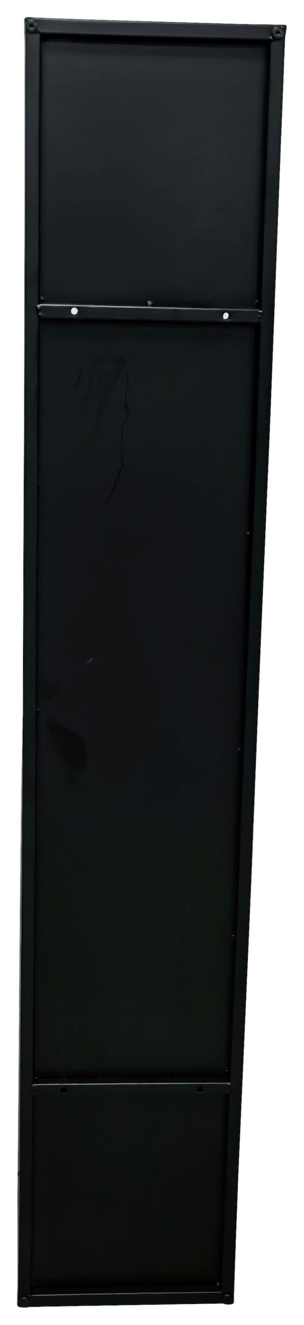 KAMINHOLZREGAL 25/140/25 cm  Metall  - Schwarz, Basics, Metall (25/140/25cm) - Landscape