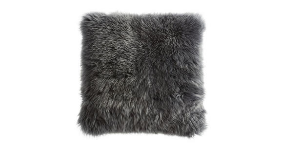 KISSENHÜLLE 40/40 cm - Anthrazit, Basics, Textil/Fell (40/40cm) - Esposa