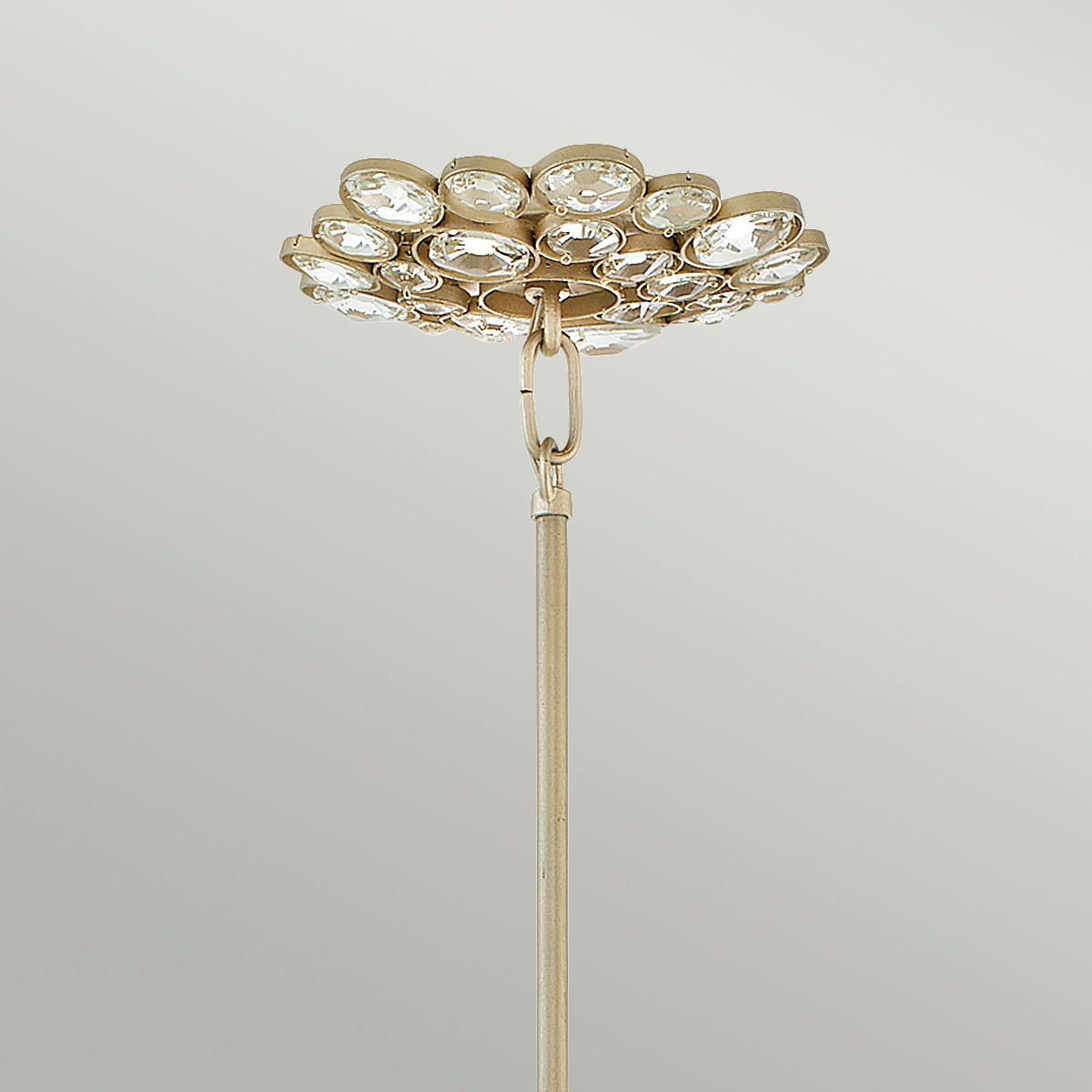 HÄNGELEUCHTE 20.3/54.1  cm    - Silberfarben, Konventionell, Glas/Metall (20.3/54.1 cm) - Elstead Lighting