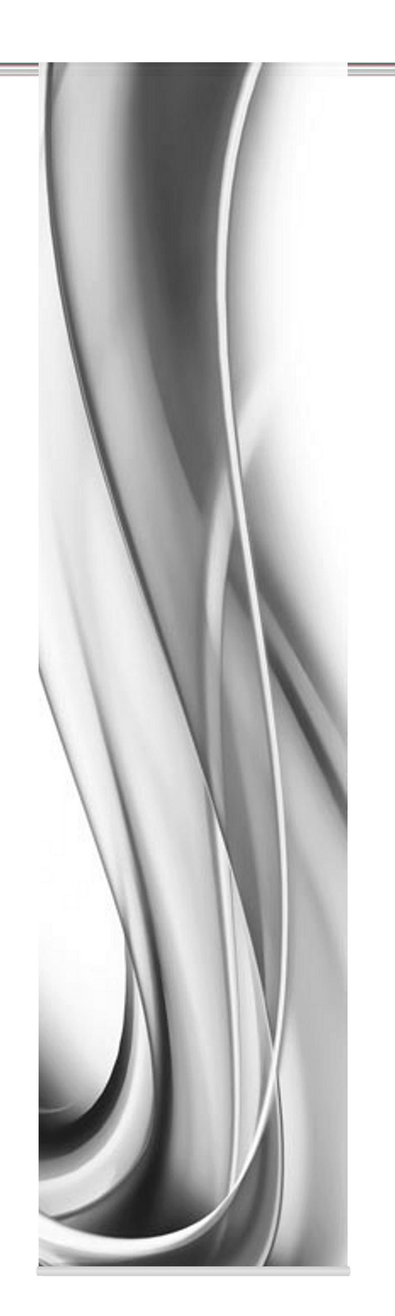 FLÄCHENVORHANG in Grau blickdicht  - Grau, Design, Textil (60/245cm)
