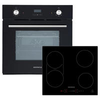 BACKOFENSET ASET6006600I  - Schwarz, Trend, Glas/Metall (59,5/59/55cm) - Respekta