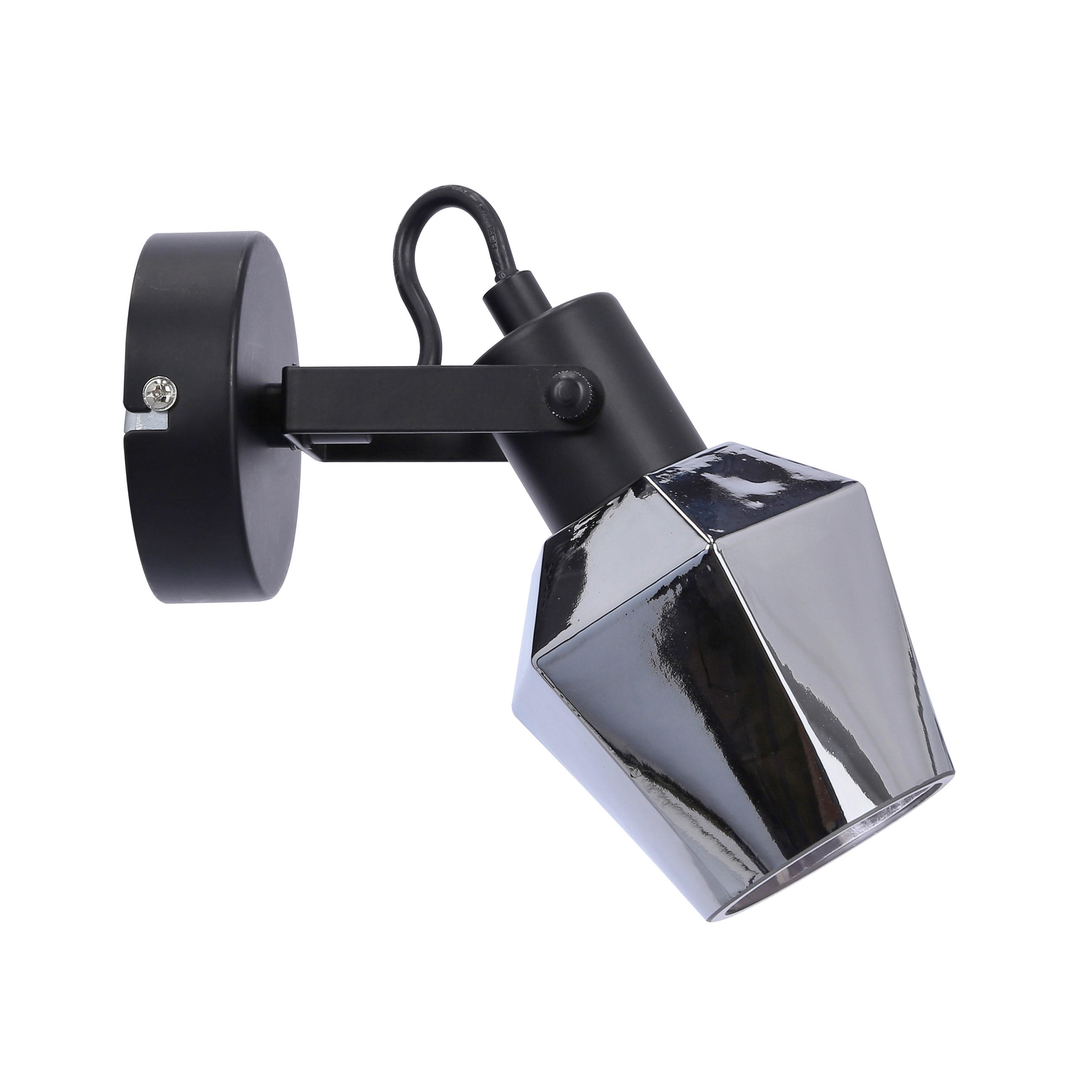 XXXLutz Strahler Randi Schwarz 9x16x19 cm