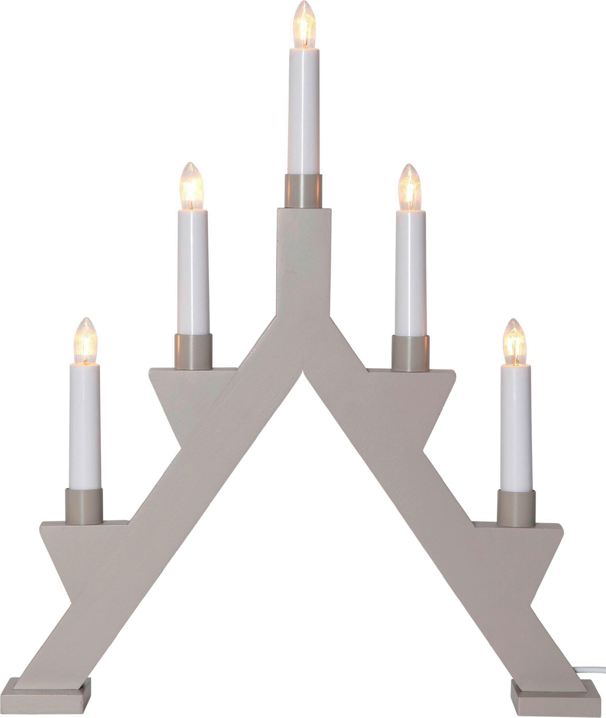 LED-DEKOLEUCHTE 42/7/34 cm   - Weiß/Grau, Basics, Holz/Kunststoff (42/7/34cm) - Eglo