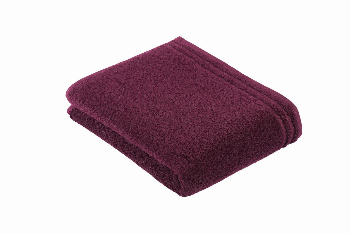 Prosop De Duș 67/140 cm culoare fructe de pădure  - culoare fructe de pădure, Basics, textil (67/140cm) - Vossen