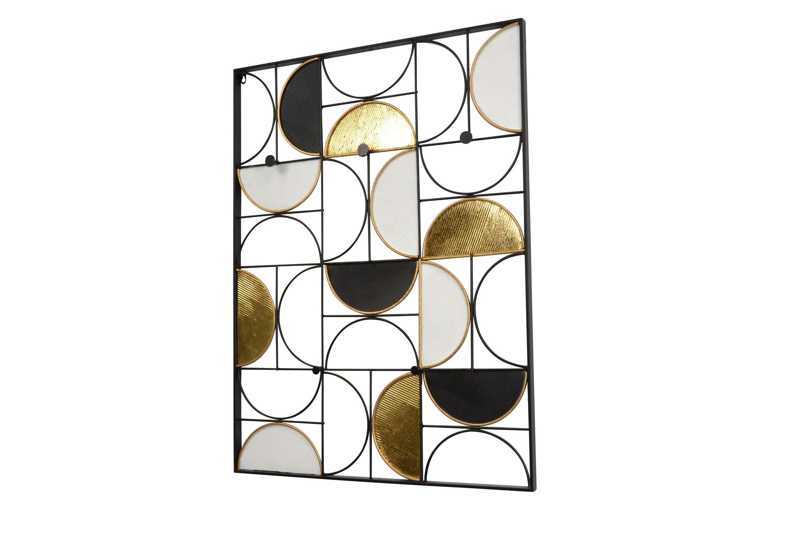 GARDEROBENPANEEL  in  - Schwarz, Design, Metall (5/76/101,5cm) - MID.YOU