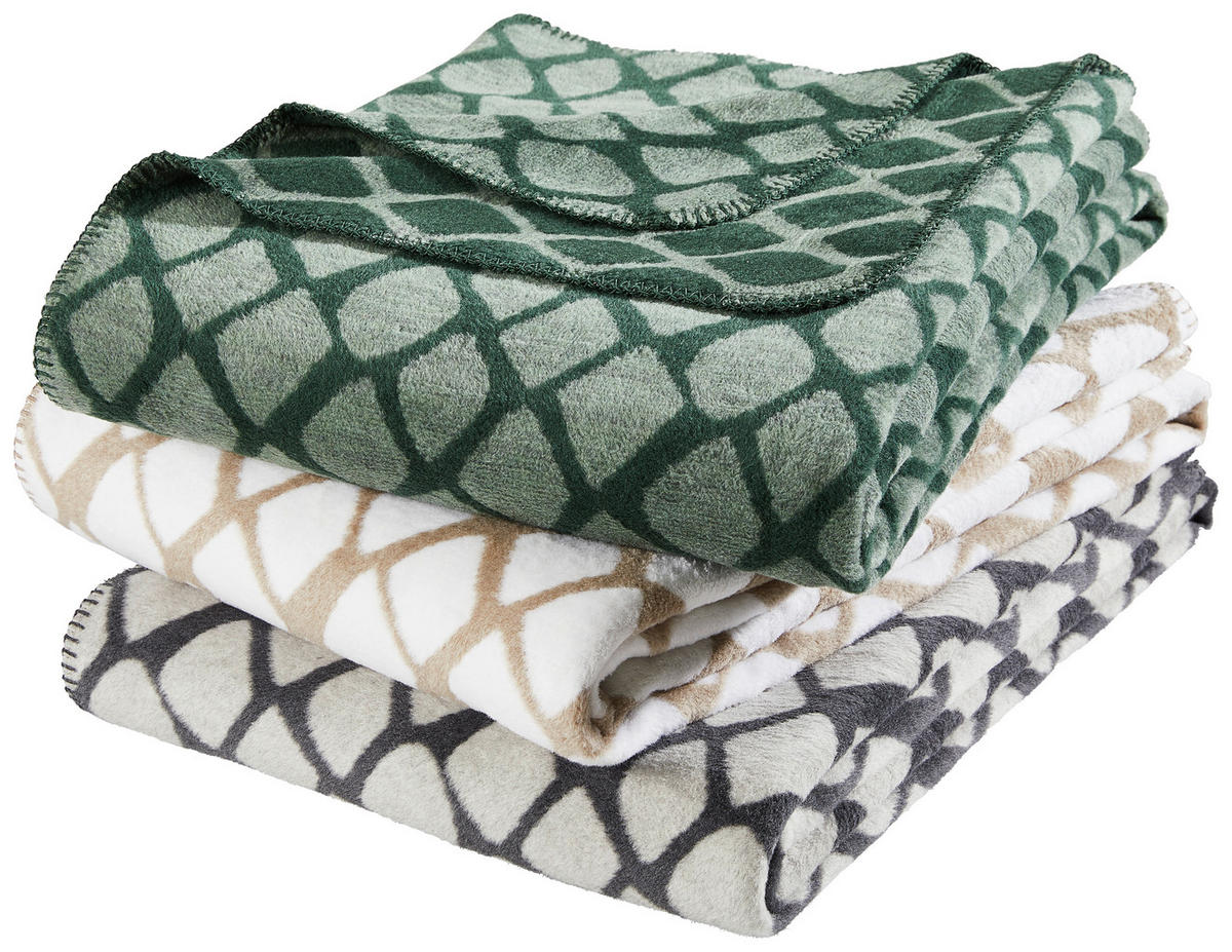 DOMÁCÍ DEKA, bavlna, 150/200 cm - zelená, Lifestyle, textil (150/200cm) - Dieter Knoll