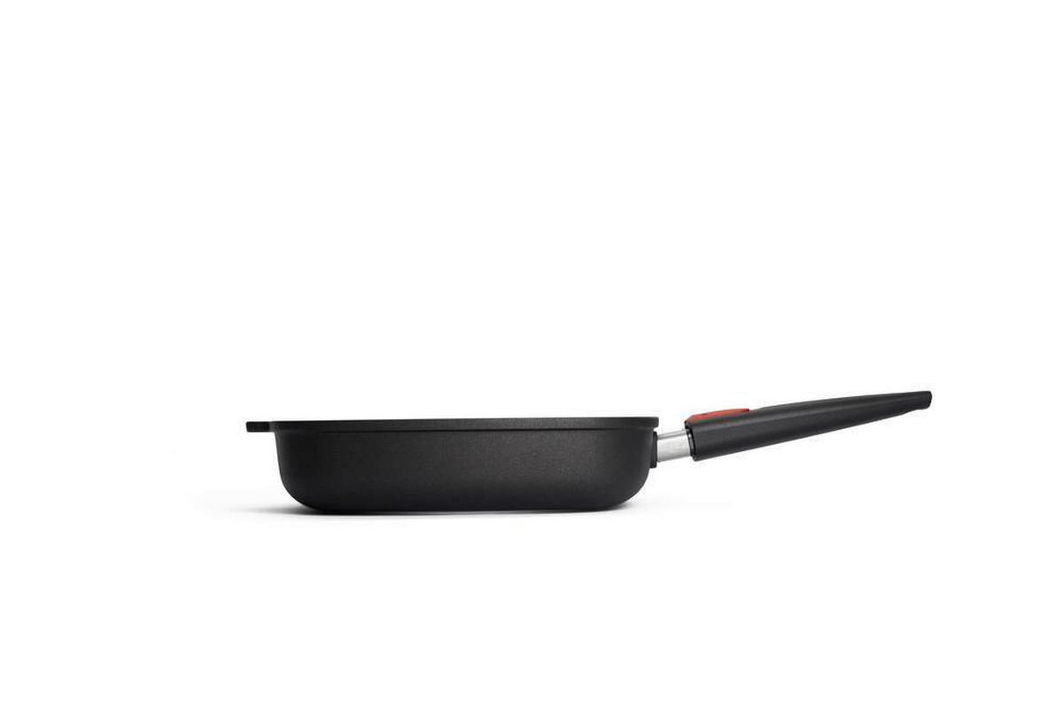 PÁNEV NA SMAŽENÍ  nepřilnavý povrch PTFE  28/28 cm  - antracitová, Basics, kov (28/28cm) - WOLL
