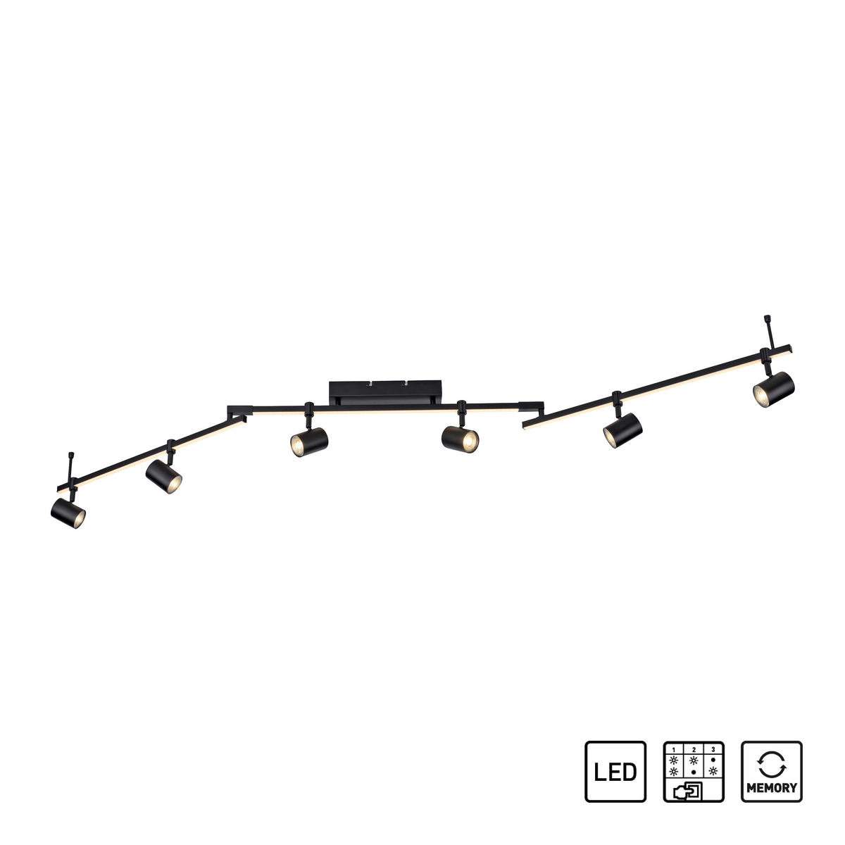 LED-STRAHLER   - Design, Kunststoff/Metall (188cm)