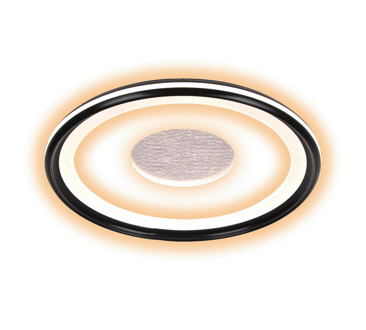 LED SVJETILJKA STROPNA  - crna, Design, metal (35/4,5/35cm)