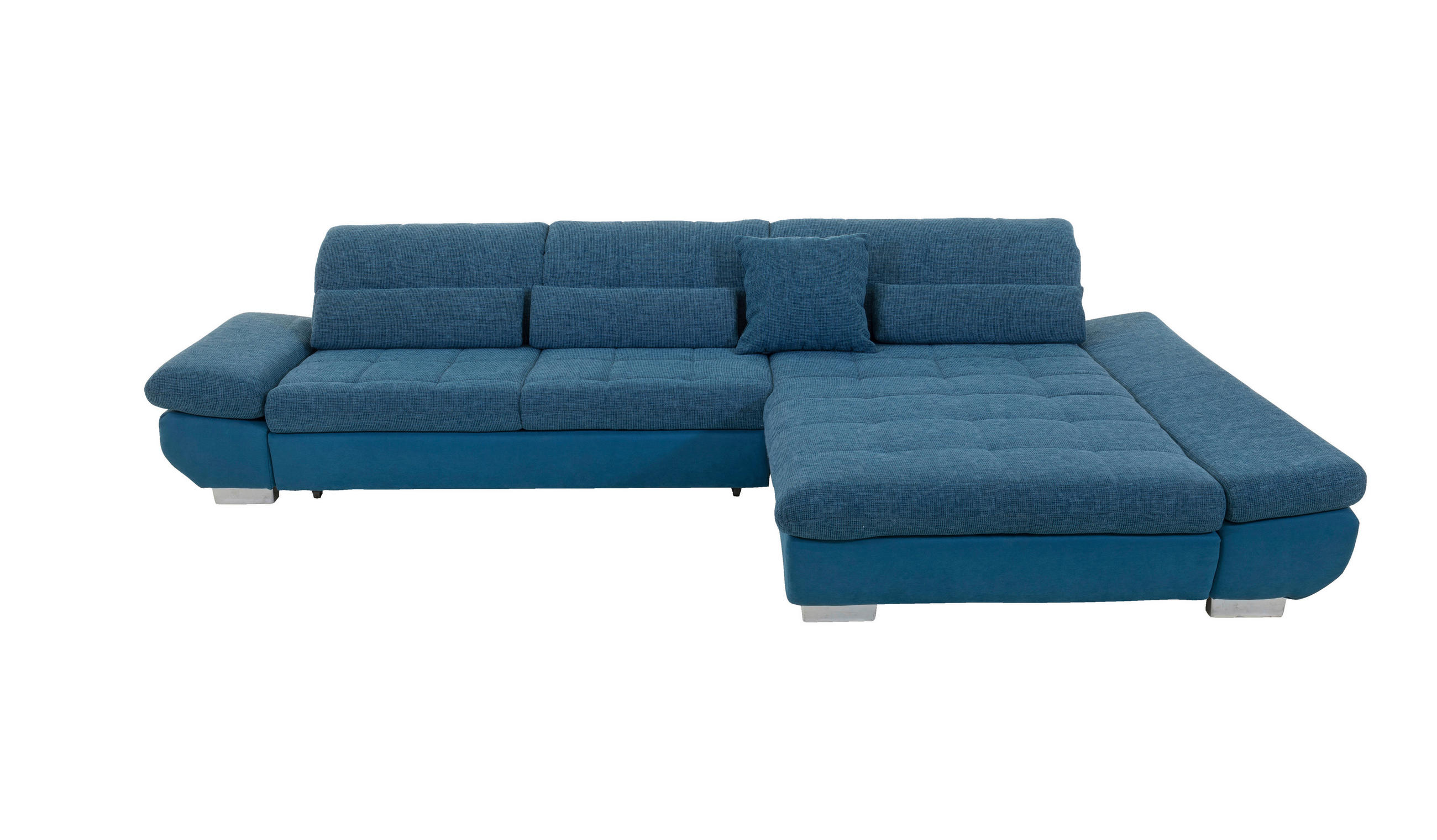 SJEDEĆA GARNITURA tekstil  tirkizna   - tirkizna/boje kroma, Design, tekstil/plastika (341/204cm) - Xora