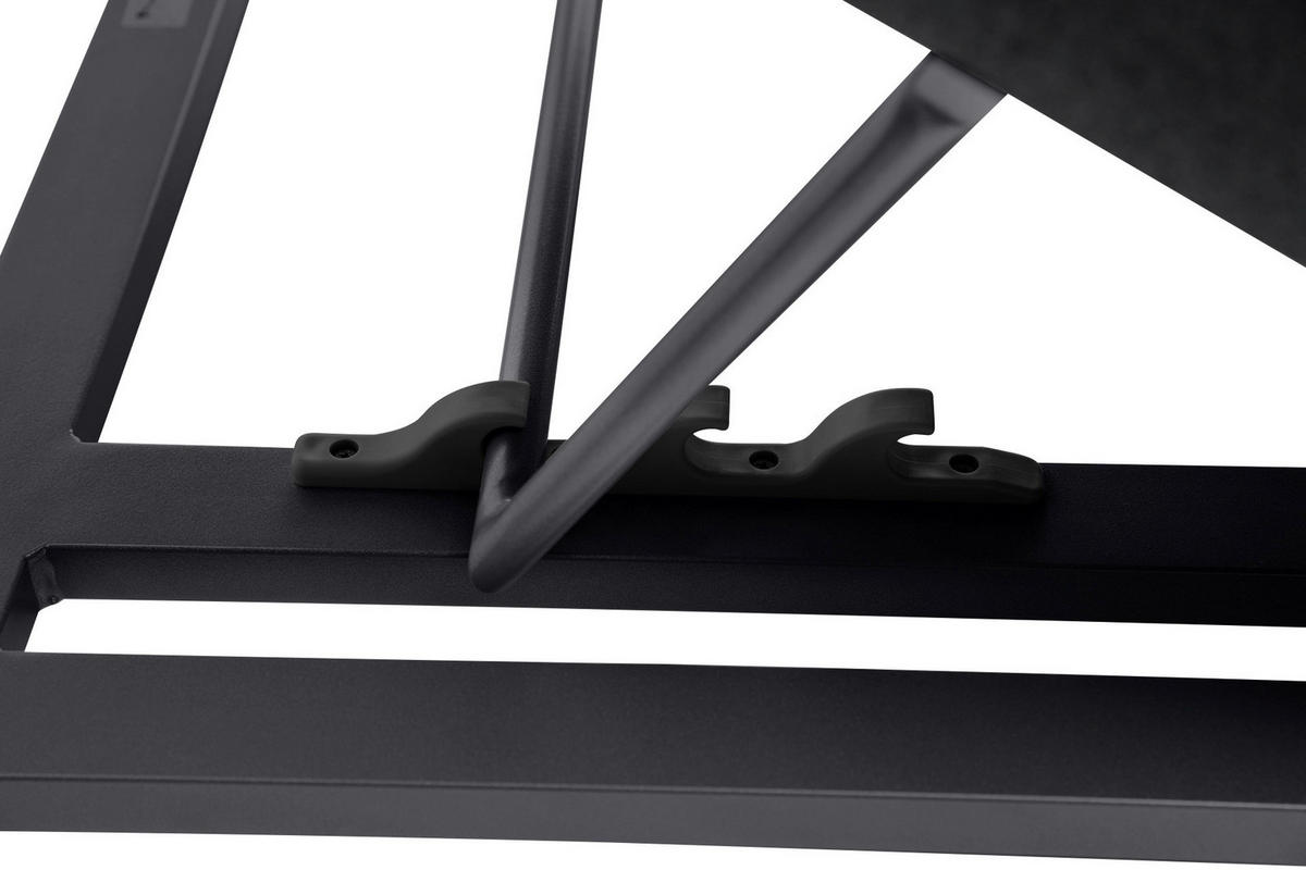 SONNENLIEGE 213/33/90 cm  - Anthrazit/Grau, Basics, Textil/Metall (213/33/90cm) - Kettler