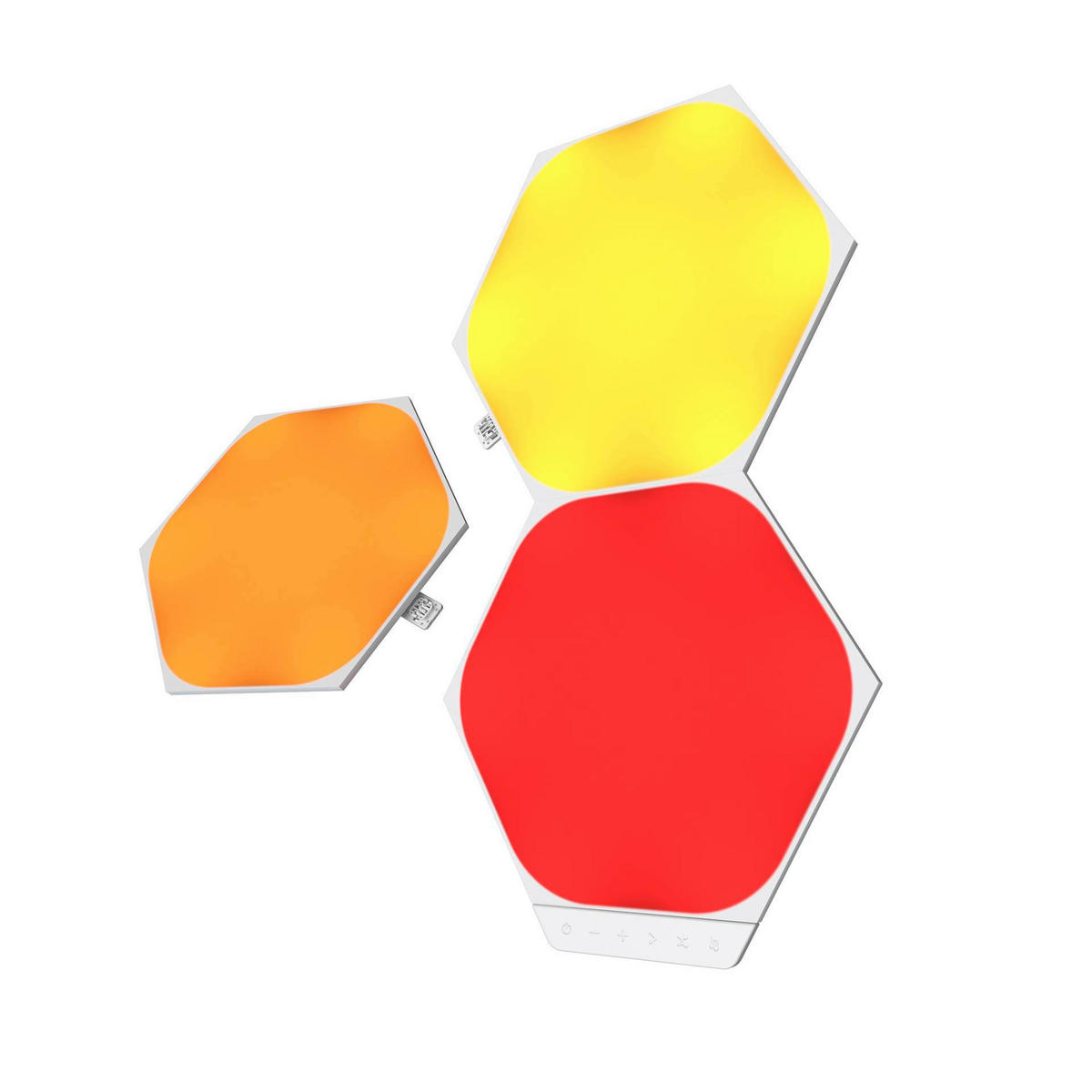 NANOLEAF HEXAGONS 3ER Erweiterungsset 23/0,6/20 cm   - Weiß, Basics, Kunststoff (23/0,6/20cm)
