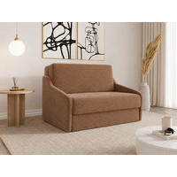 SCHLAFSOFA Rostfarben  - Rostfarben/Schwarz, Design, Kunststoff/Textil (136/86/113cm) - MID.YOU