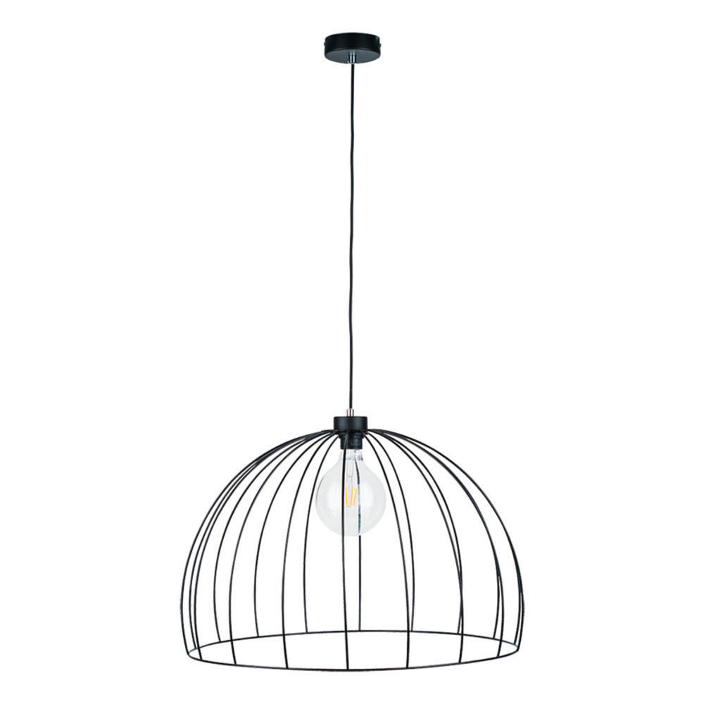 HÄNGELEUCHTE Coop 57/140 cm   - Schwarz, Design, Metall (57/140cm)