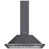 DUNSTABZUGSHAUBE KT90GRE  - Grau, Basics, Metall (90/74/53cm) - SMEG